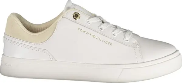Bianco Polyurethane Women Sneaker