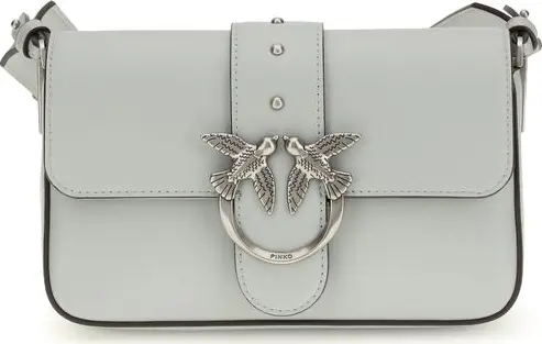 Gray Calf Leather Bos Taurus Shoulder Bag