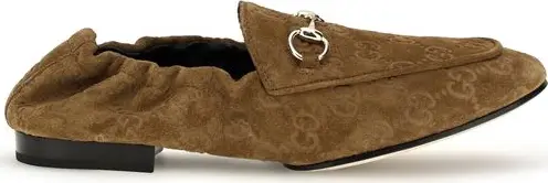 Brown Calf Leather Bos Taurus Slip-On Loafers