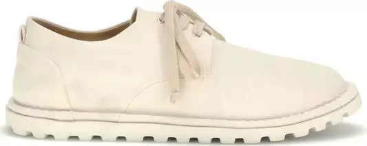 White Cotton Oxfords And Derbies