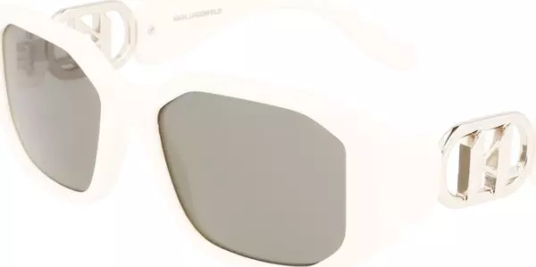 White Injected Sunglasses