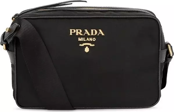 Black Nylon Crossbody Bag