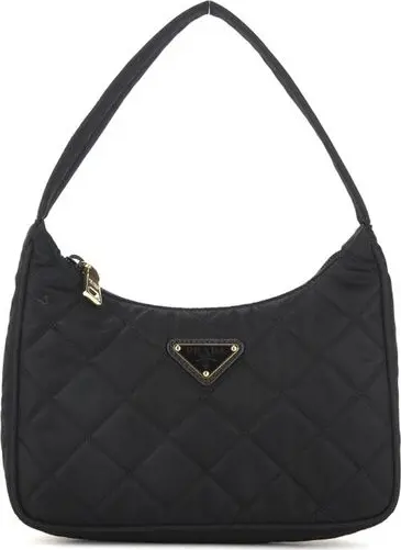 Black Nylon Shoulder Bag