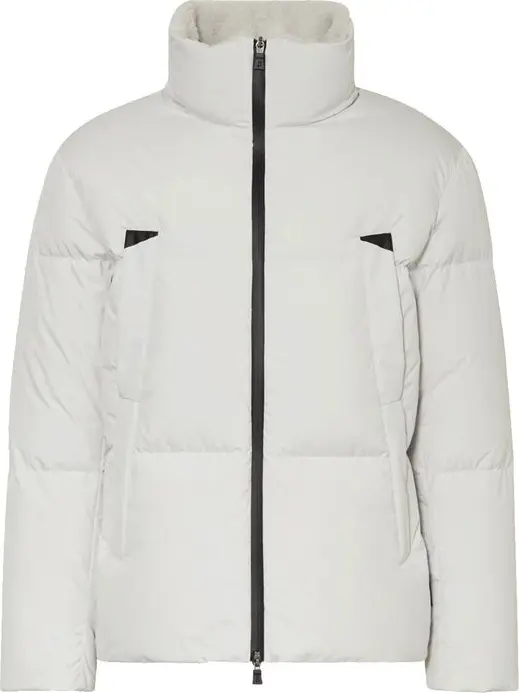 Gray Polyester Coat