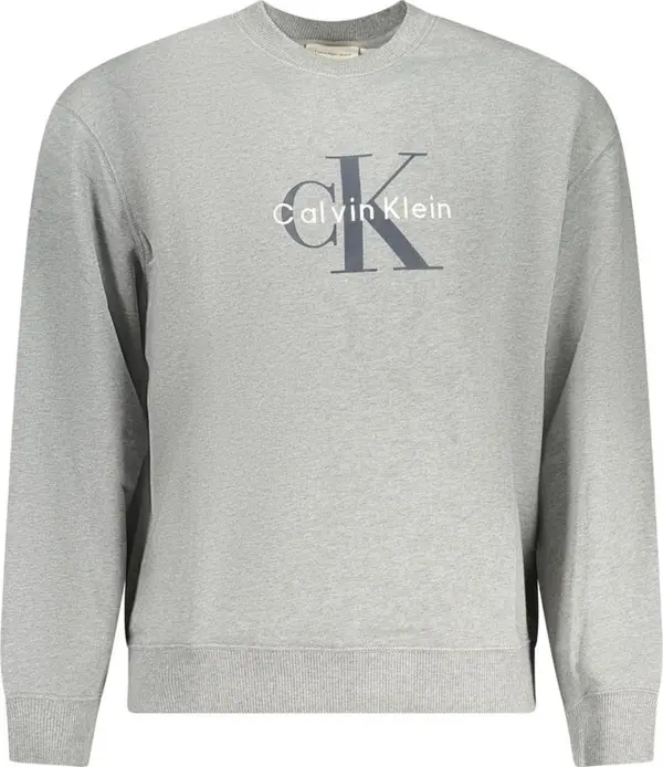 Gray Cotton Men's Sweatshirt