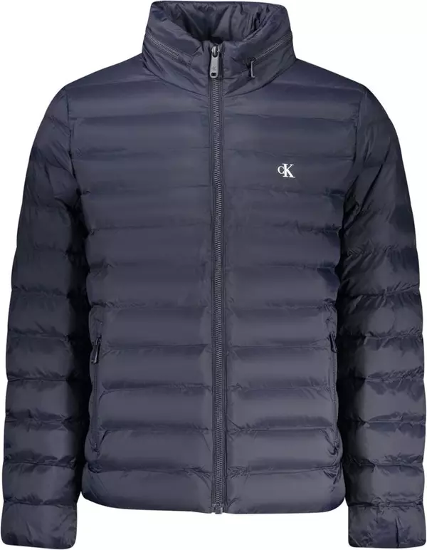 Blu Poliammide Men's Jacket