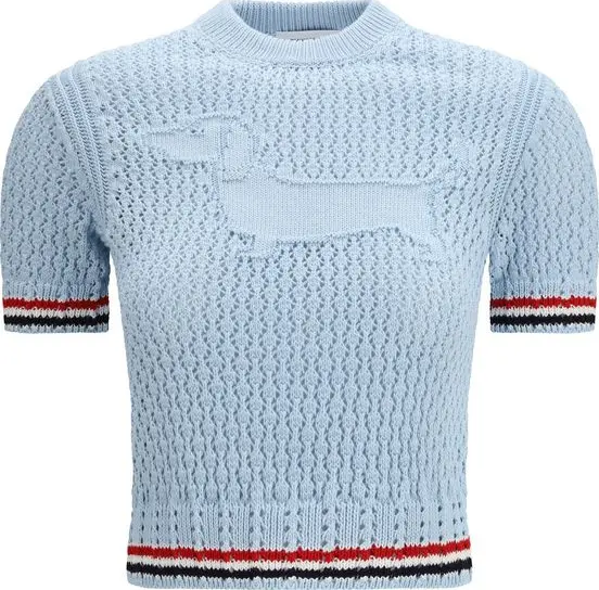 Blue Cotton T-Shirt