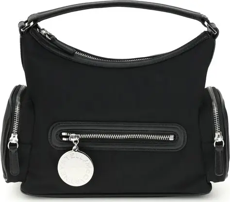 Black Other Fibres Shoulder Bag