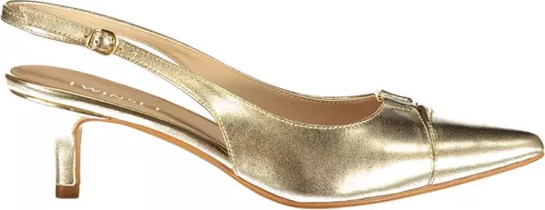 Gold Leather Women's Sandal