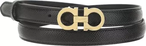 Brown Calf Leather Bos Taurus Thin Belt