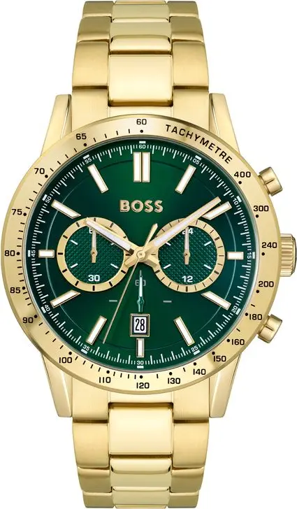 Gold Stainless Steel Dress Watch