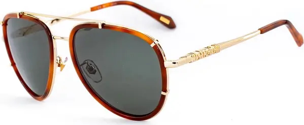 Blue Metal Sunglasses