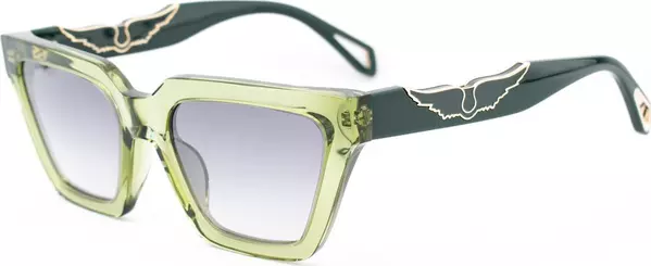 Bicolor Acetate Sunglasses