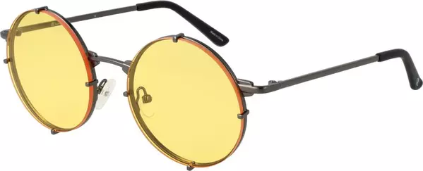 Blue Metal Sunglasses