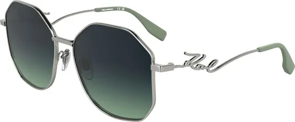 Gray Metal Sunglasses