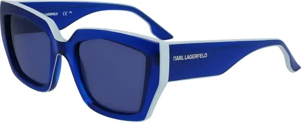 Blue Injected Sunglasses