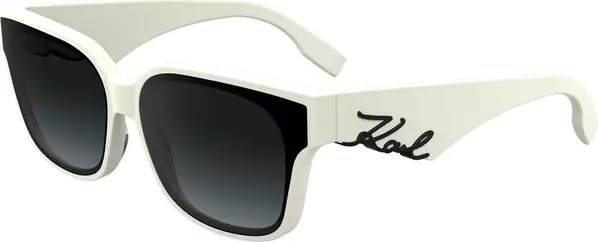 White Acetate Sunglasses