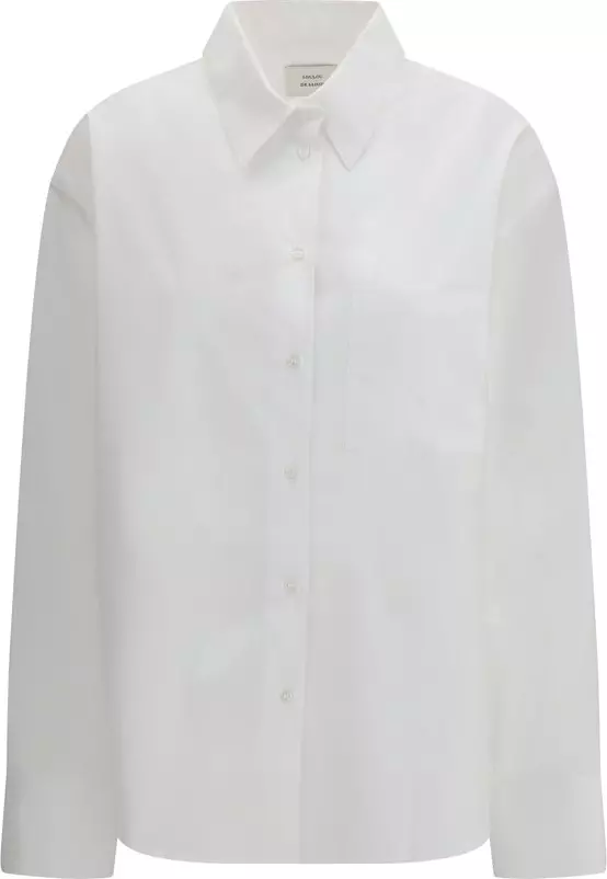 White Cotton Dress Shirt