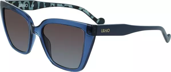 Blue Injected Sunglasses