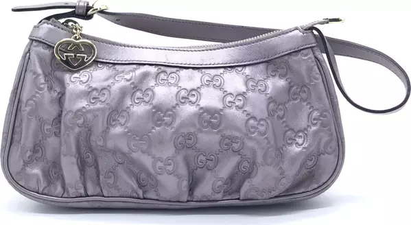 Metallic Guccissima Lovely Shoulder Bag