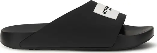 Black Rubber Slippers