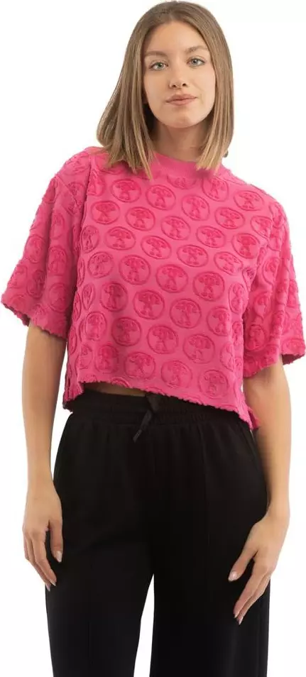 Fuchsia Cotton T-Shirt