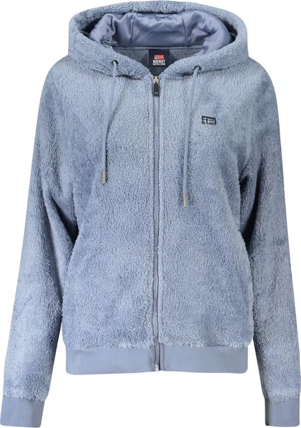 Blue Polyester Women Jacket