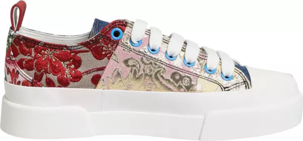 Multicolor Patchwork Low Top Sneakers Shoes