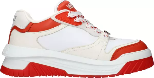 White Leather Athletic Sneakers