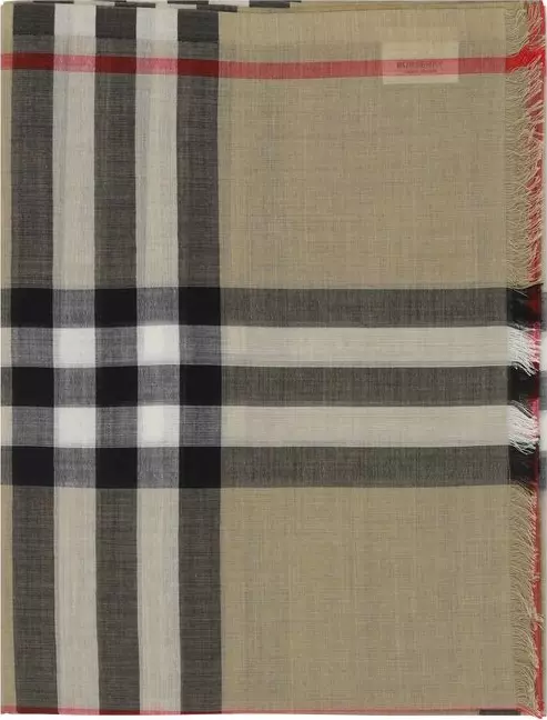 Beige Wool Oves Aries Scarf