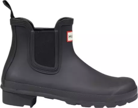 Black Recycled Polyester Ankle Boots