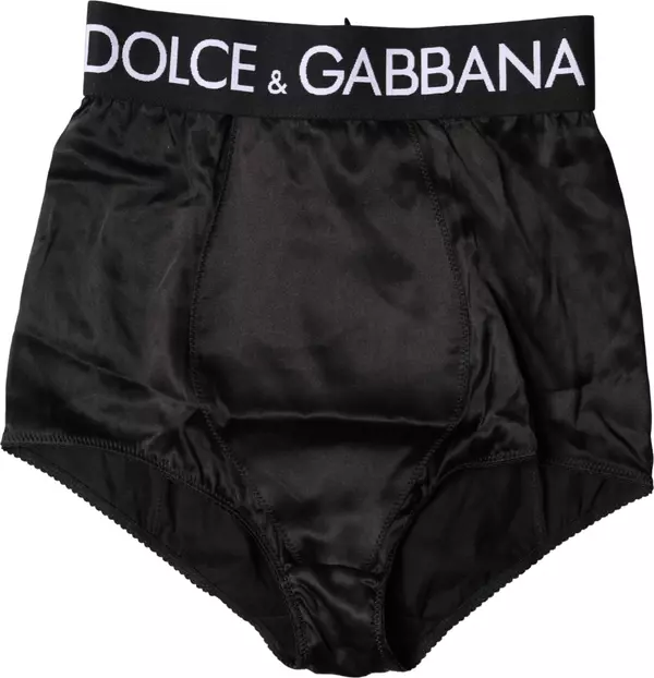 Black Logo Girdle High Waist Panty  Underwear
