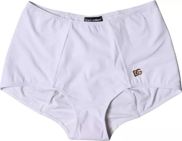 White Logo Girdle High Waist Panty Underwear