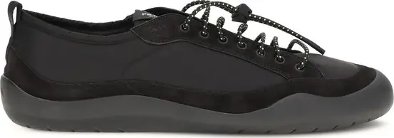 Black Fabric Athletic Sneakers