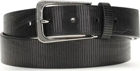 Black Calf Leather Bos Taurus Regular Belt