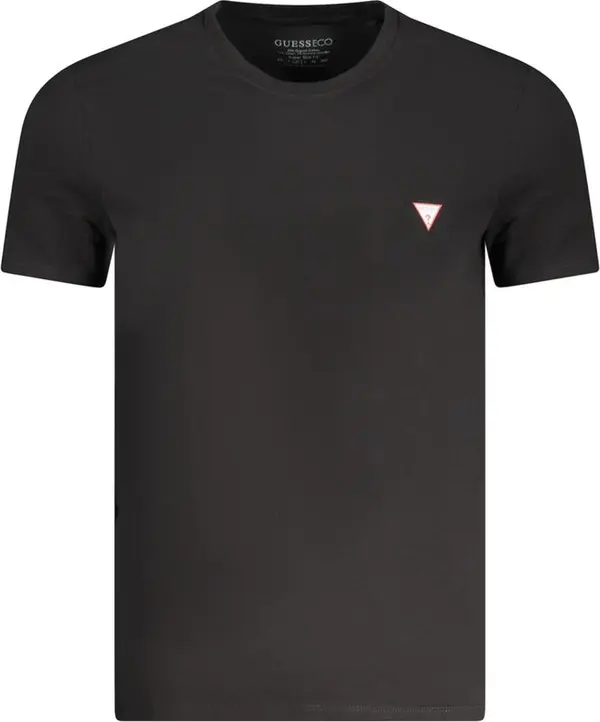 Black Cotton Men's T-Shirt