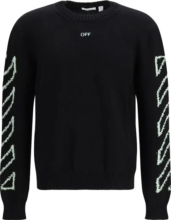Black Cotton Sweatshirt