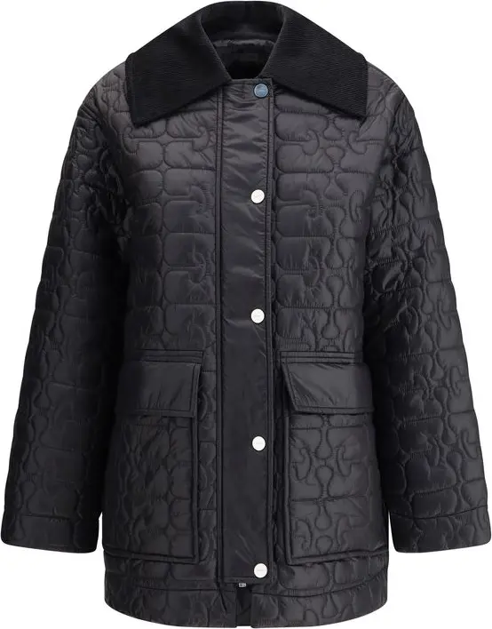 Gray Nylon Coat