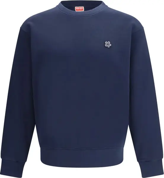 Blue Cotton Sweatshirt