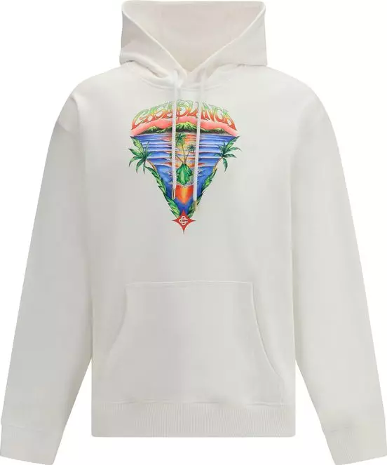 White Cotton Sweatshirt