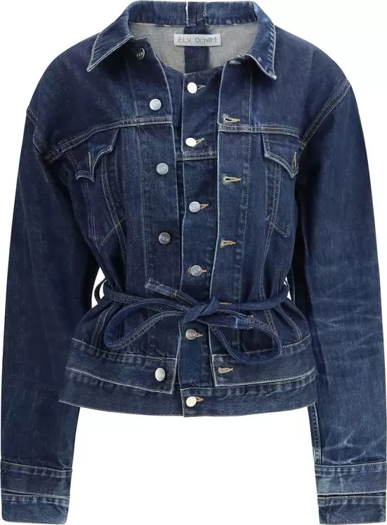 Blue Cotton Denim Jacket