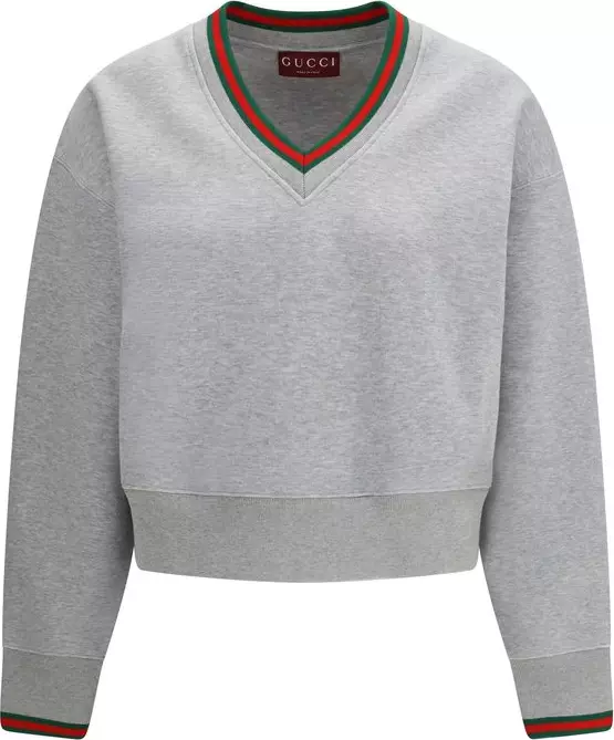 Gray Cotton Sweatshirt