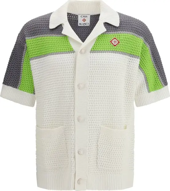 White Cotton Shortsleeve Shirt