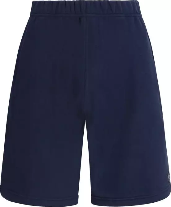 Blue Cotton Bermuda Shorts
