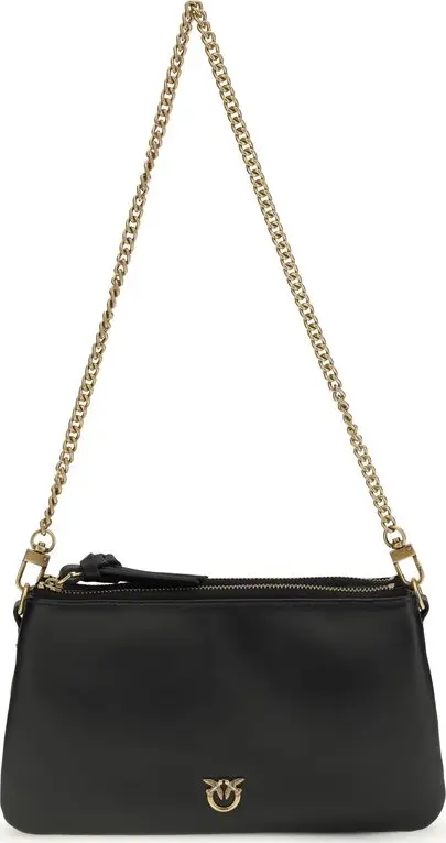 Black Calf Leather Bos Taurus Shoulder Bag