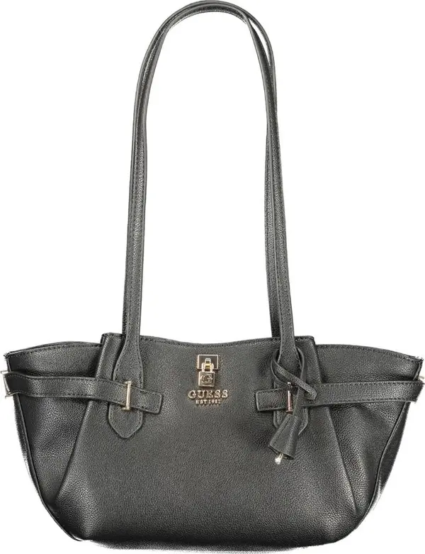 Nero Polyurethane Women Handbag