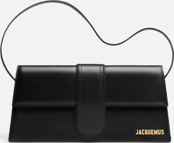 Black  leather Le Bambino Long bag