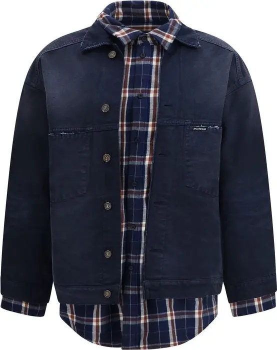 Blue Cotton Denim Jacket