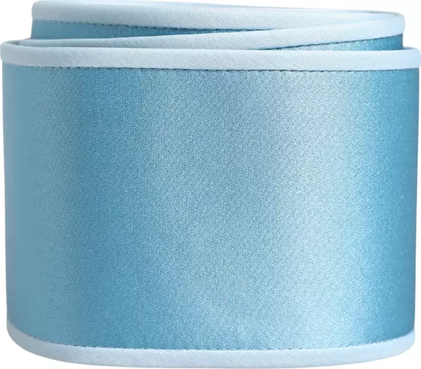 Light Blue Silk Satin Waist Women Cintura Belt