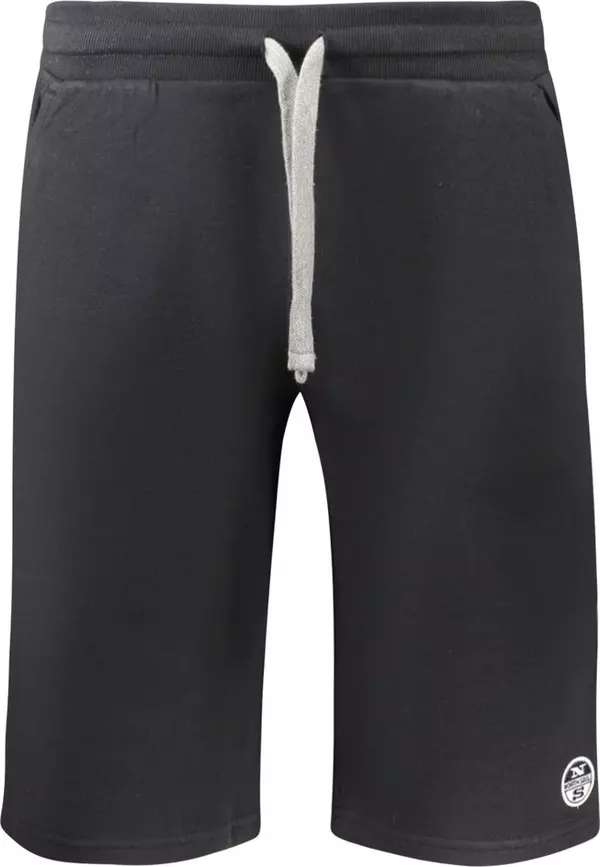 Black Cotton Men's Sweatpant